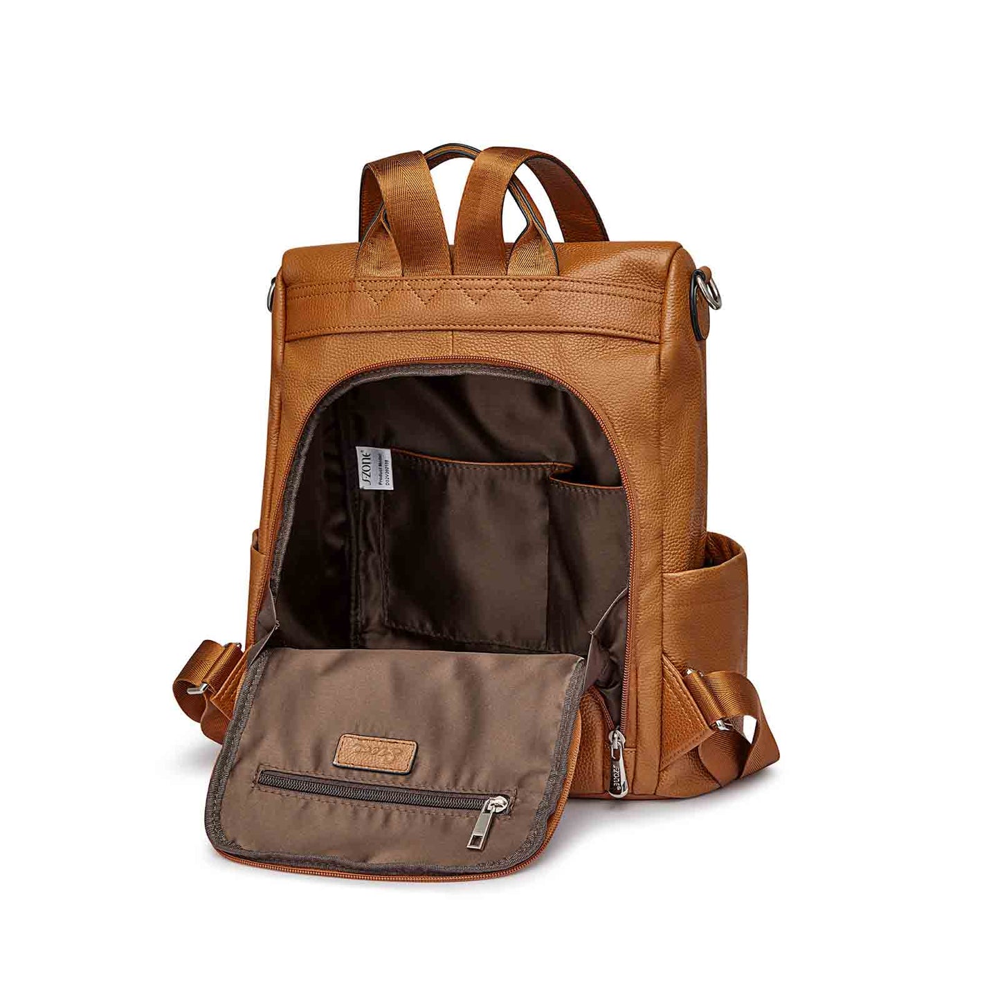 Anti-theft Soft Genuine Leather Backpack