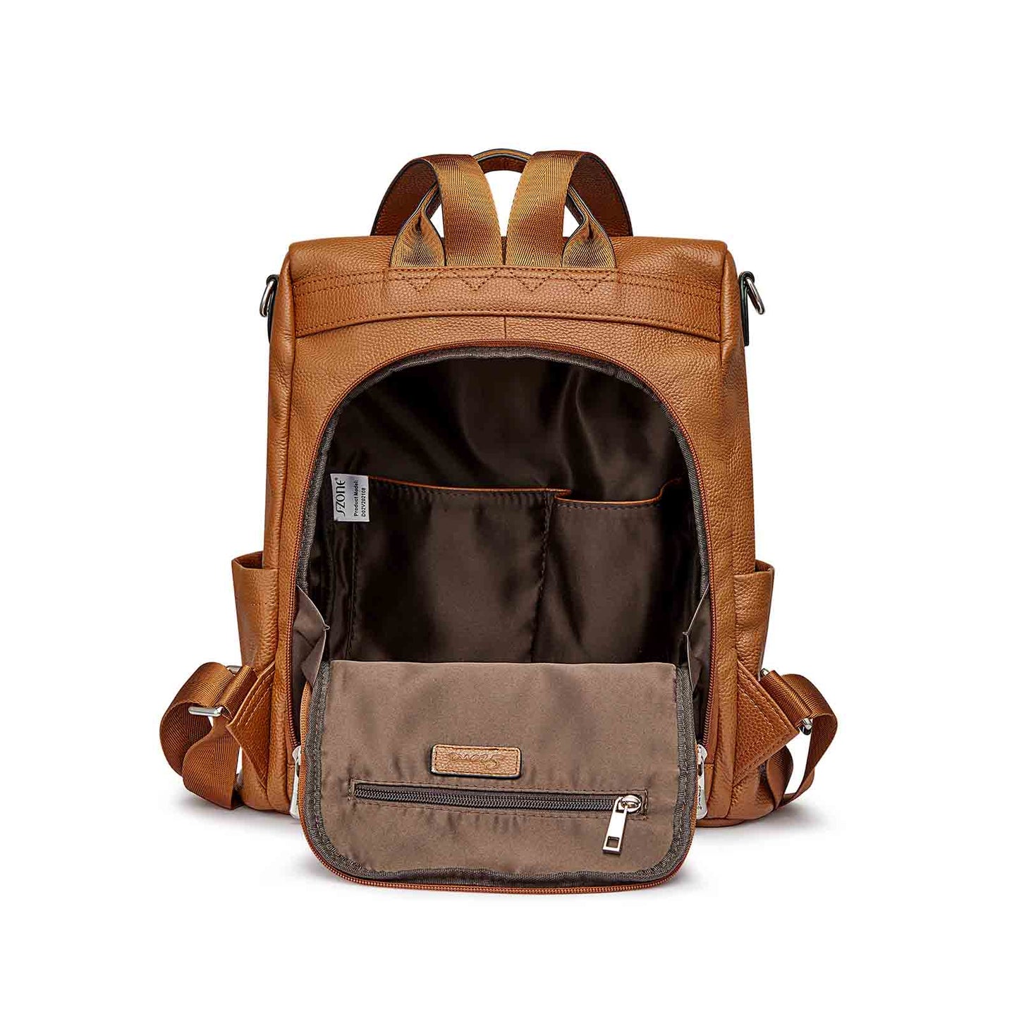 Anti-theft Soft Genuine Leather Backpack