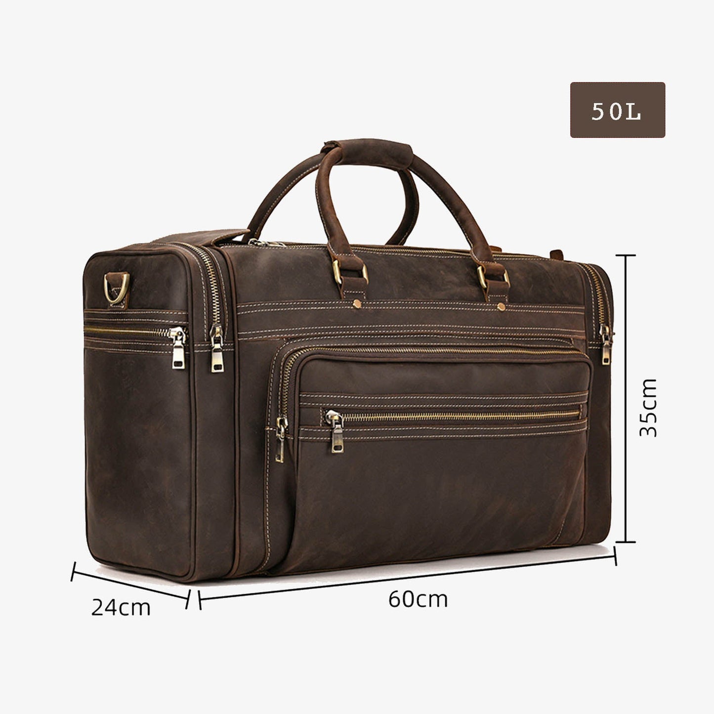 50L Men's Large Travel Duffel Bag