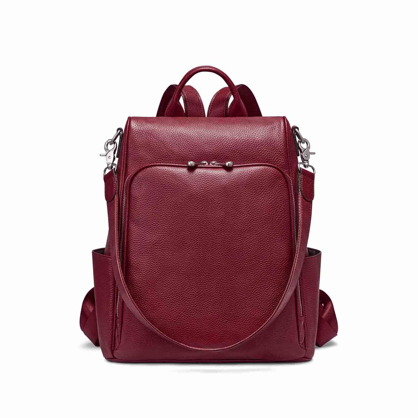 Anti-theft Soft Genuine Leather Backpack