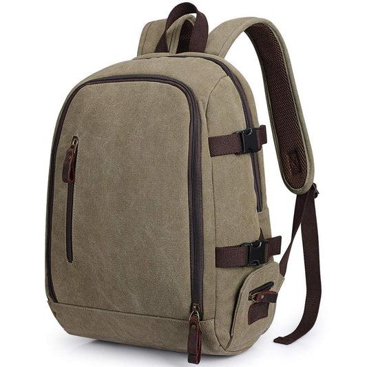 Canvas Camera Laptop Backpack