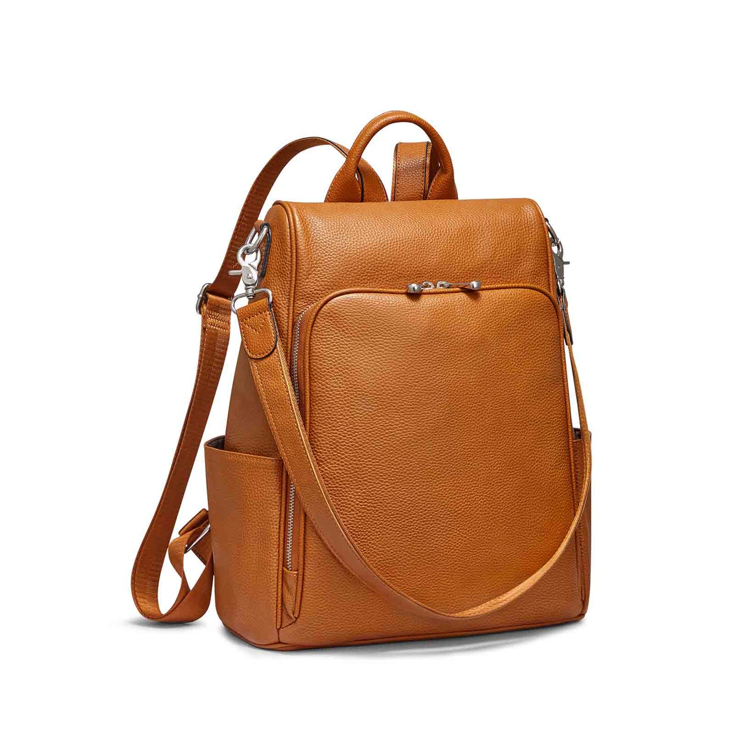 Anti-theft Soft Genuine Leather Backpack