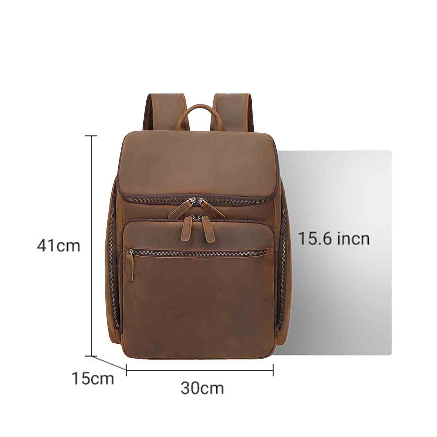 Comfortable Vintage Leather Backpack