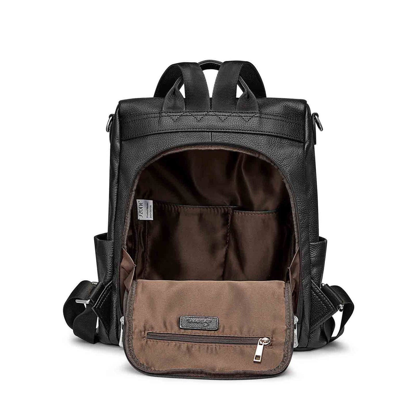 Anti-theft Soft Genuine Leather Backpack