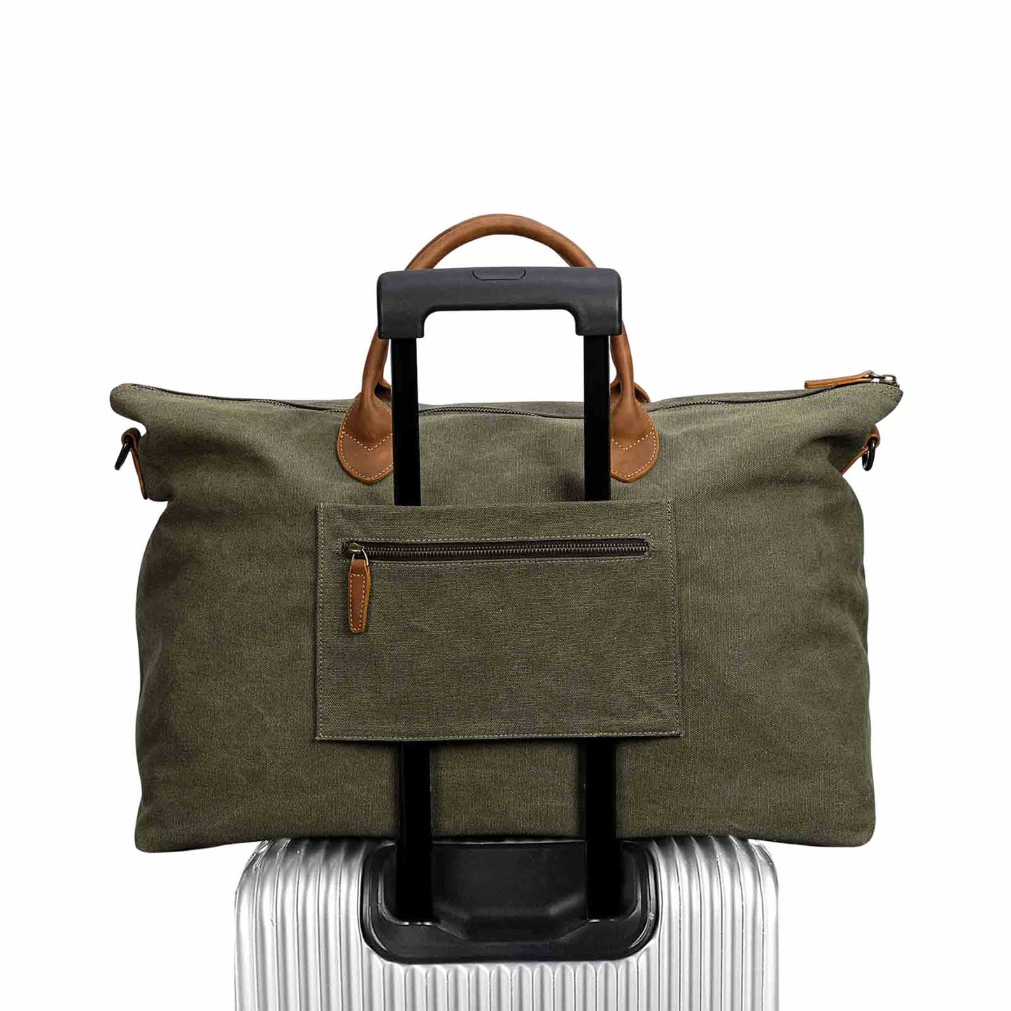 46L Canvas Carry On Travel Duffel Bag