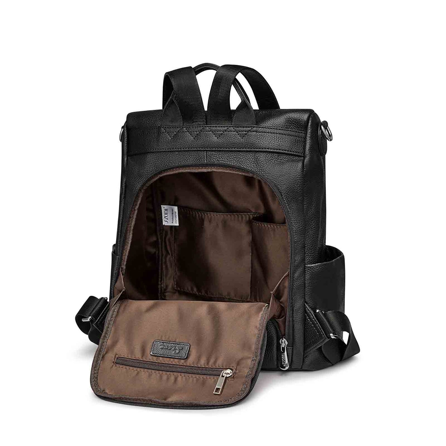 Anti-theft Soft Genuine Leather Backpack