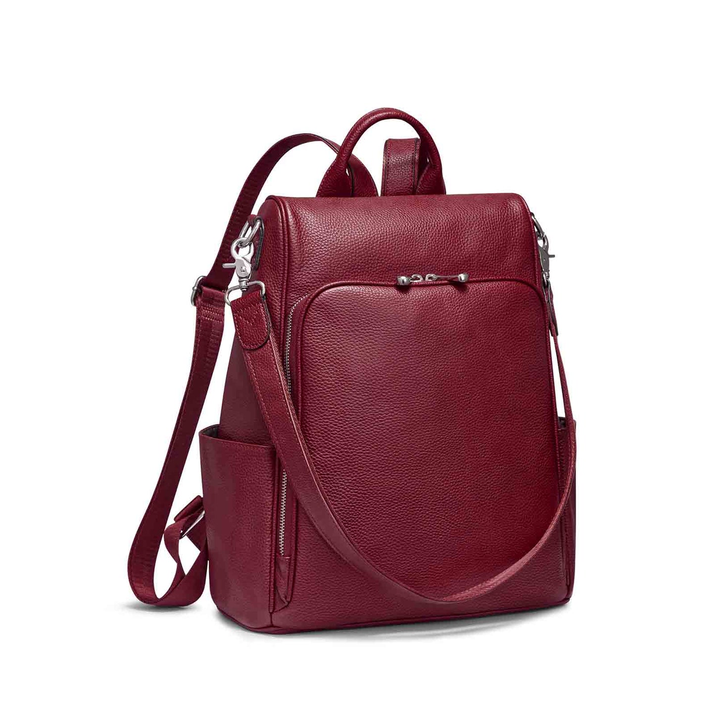 Anti-theft Soft Genuine Leather Backpack