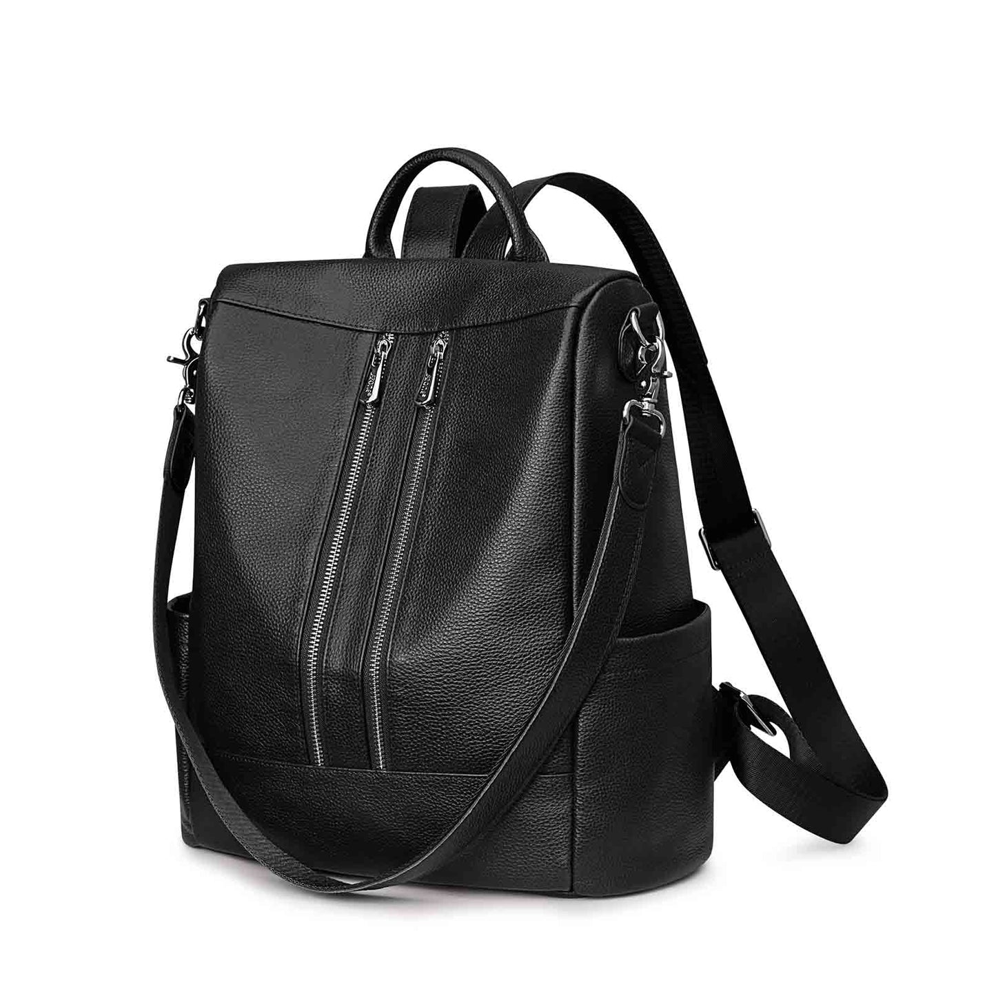 Anti-theft Soft Genuine Leather Backpack