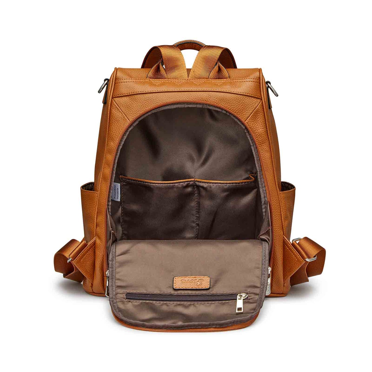 Anti-theft Soft Genuine Leather Backpack