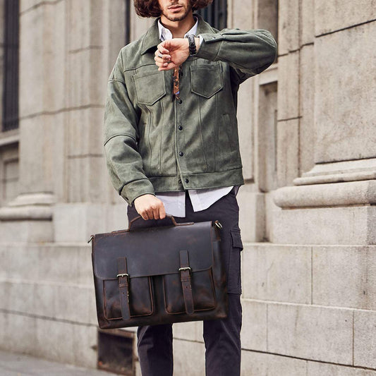Genuine Leather Briefcase