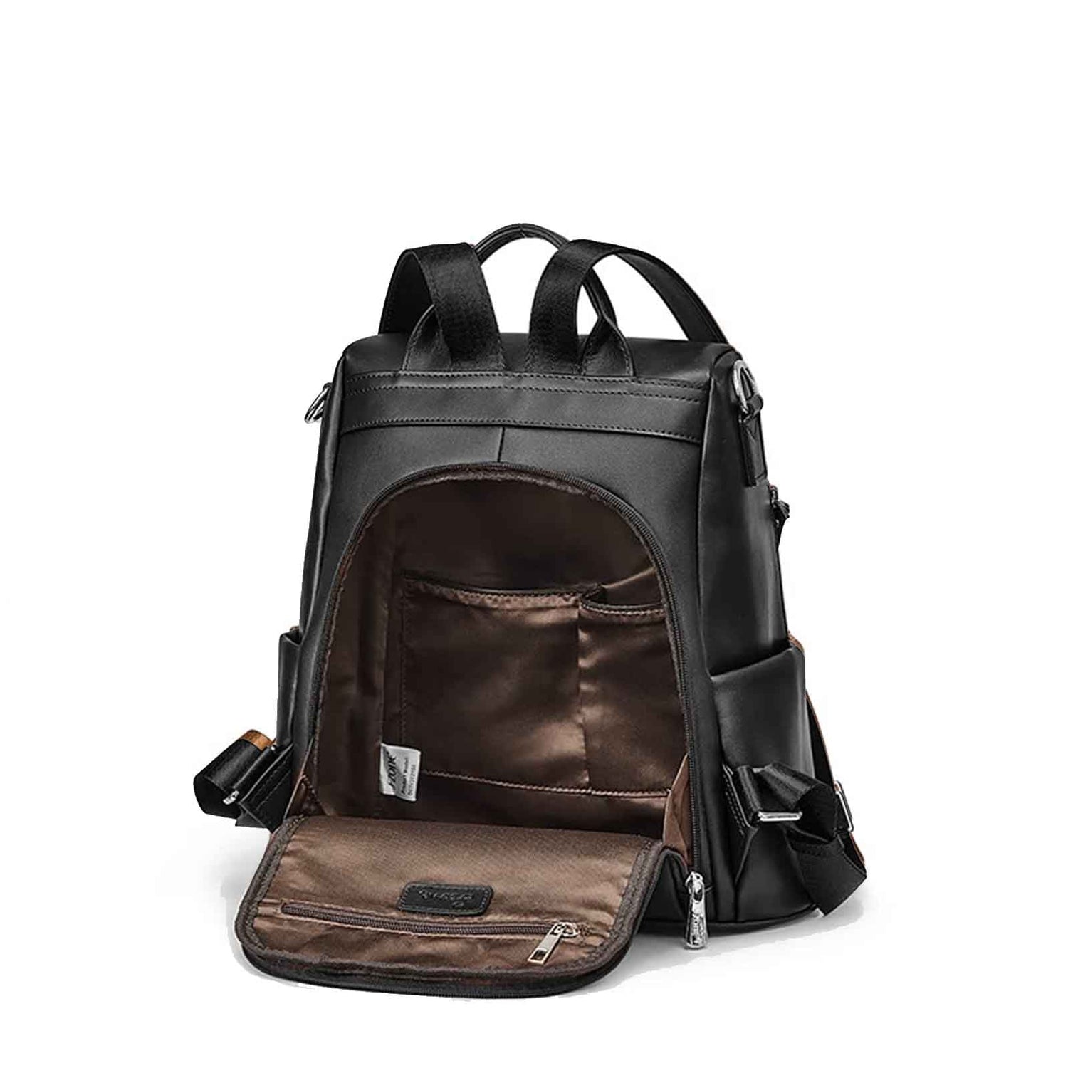 women leather backpack