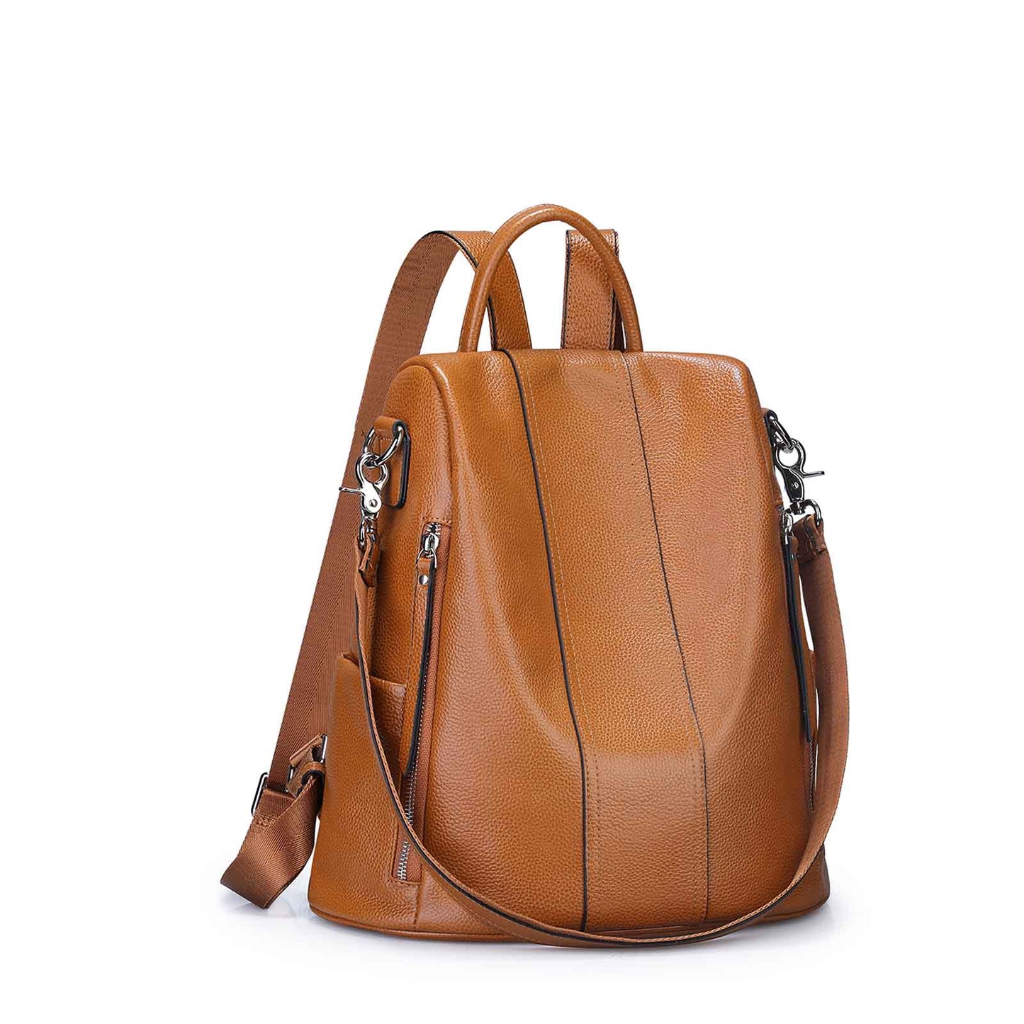 women leather backpack