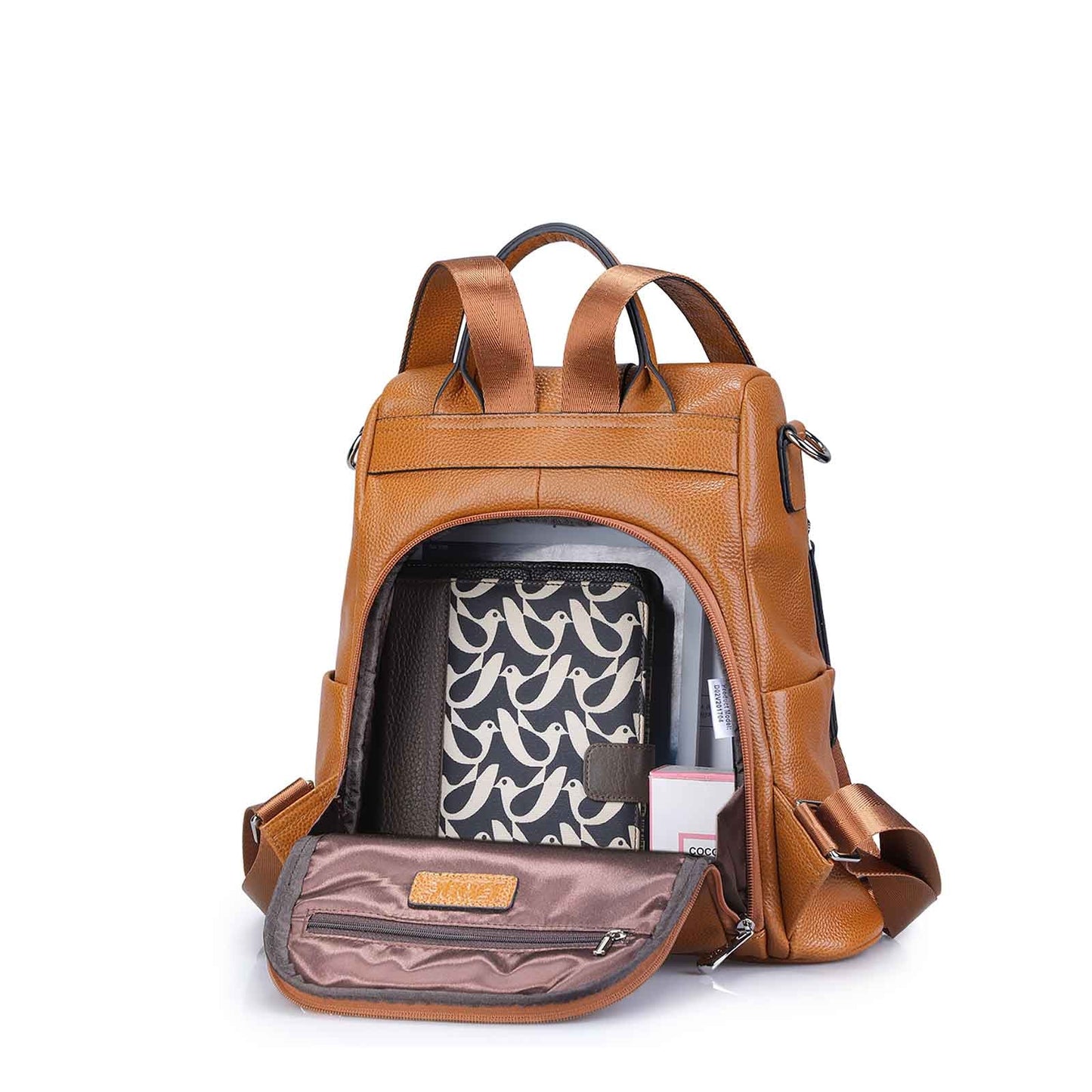 women leather backpack