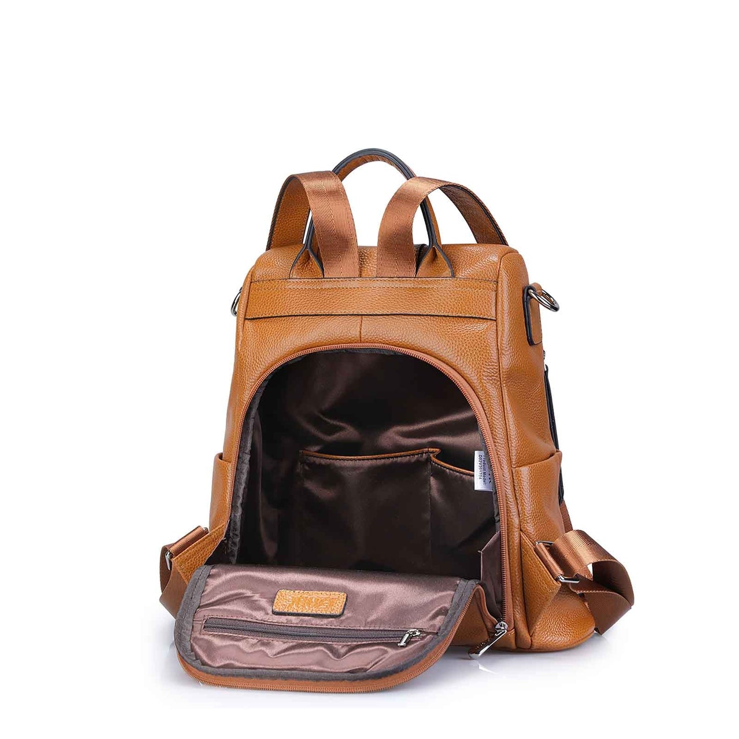 women leather backpack