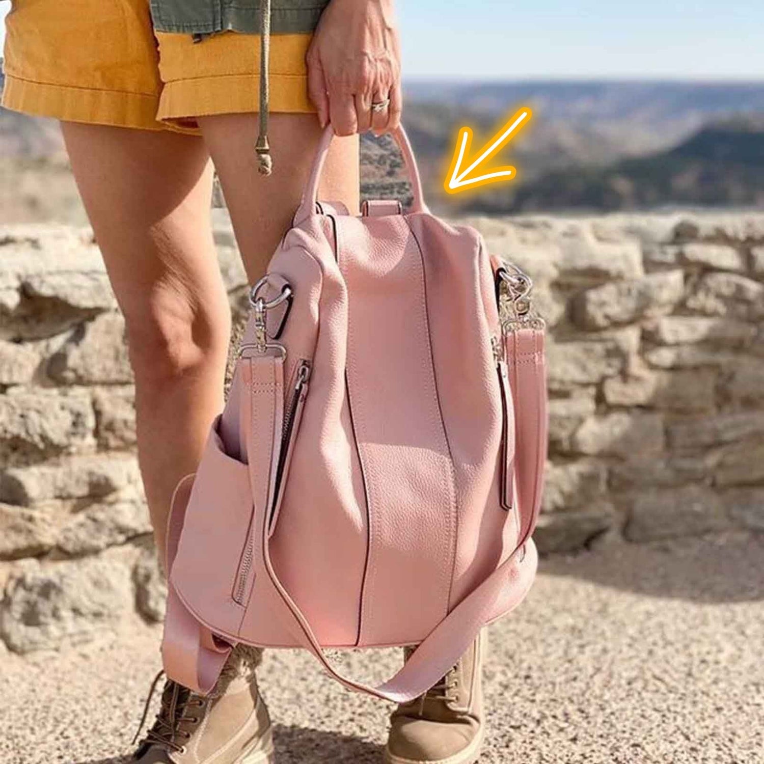 antitheft leather backpack Antitheft Leather Backpack for Women – Pennybuying