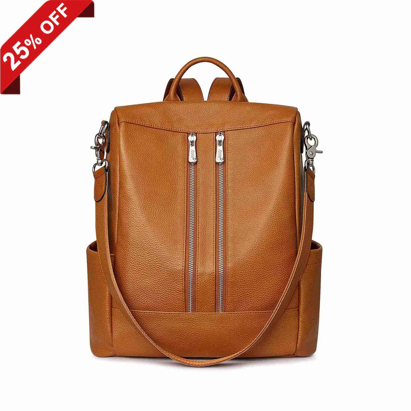 Anti-theft Soft Genuine Leather Backpack