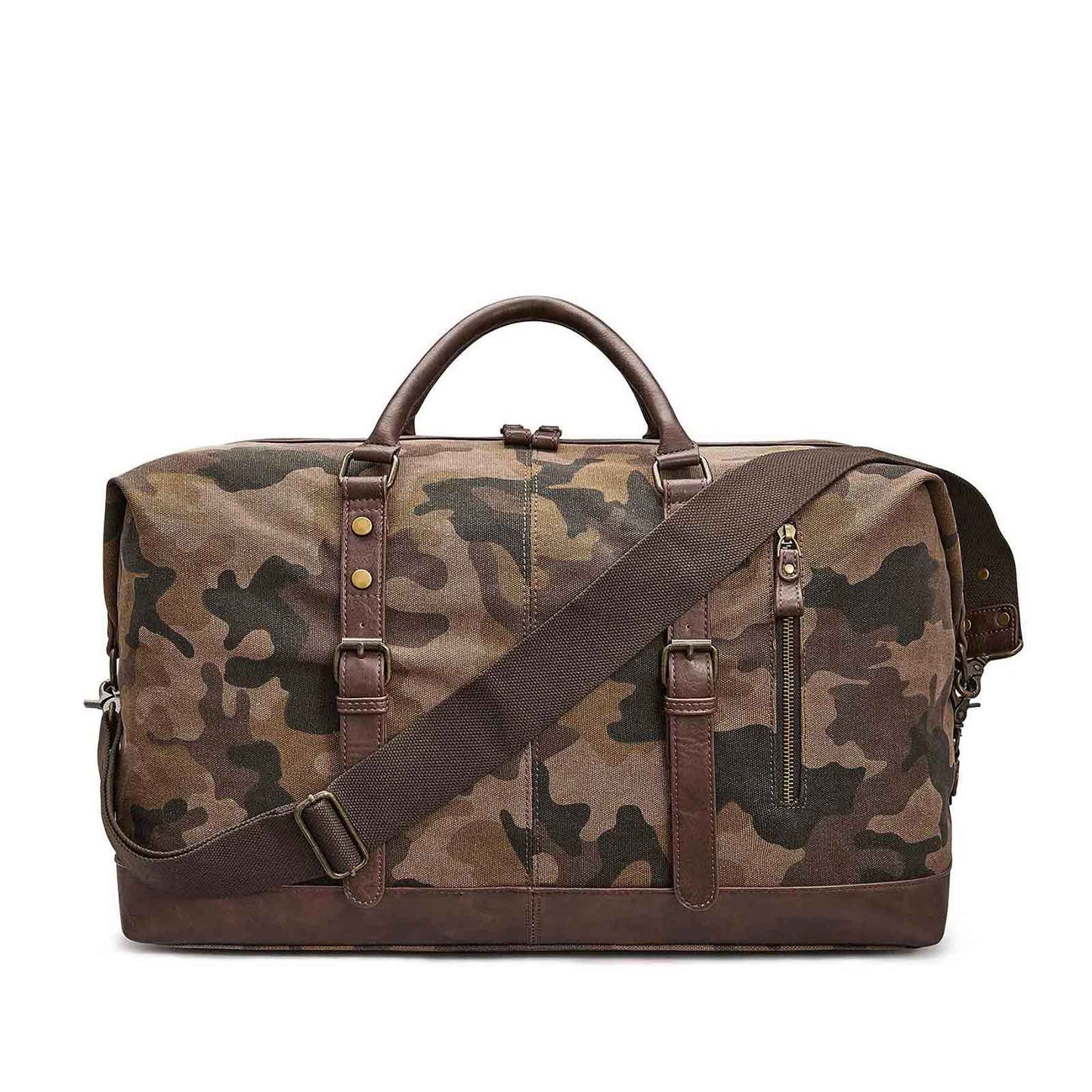 46L Canvas Camo Duffel Bag