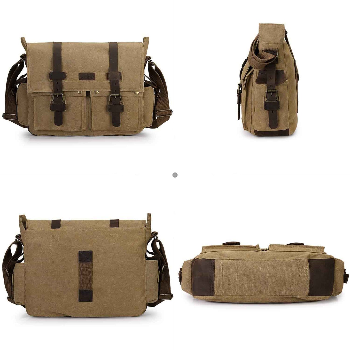 Canvas Camera Messenger Bag