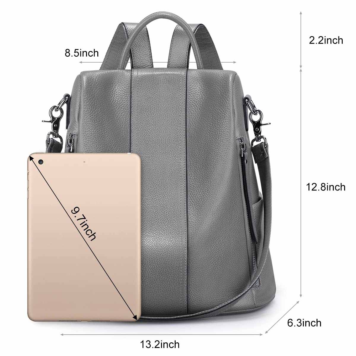 women leather backpack