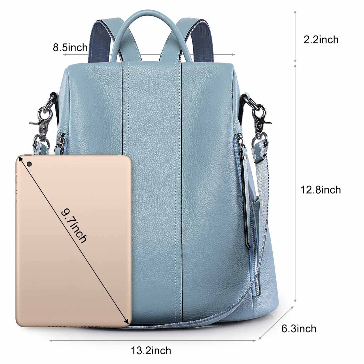 women leather backpack