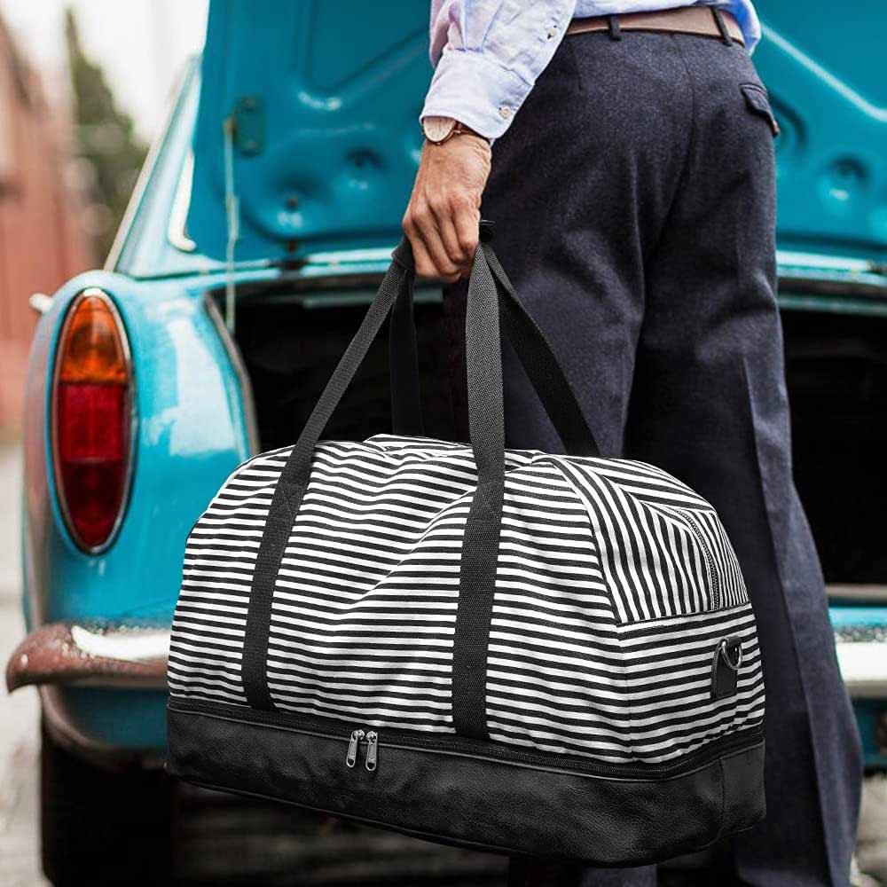 60L Canvas Duffel Bag